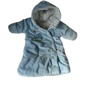 Carter's Child of Mine 0-3 mt blue Pram coat
